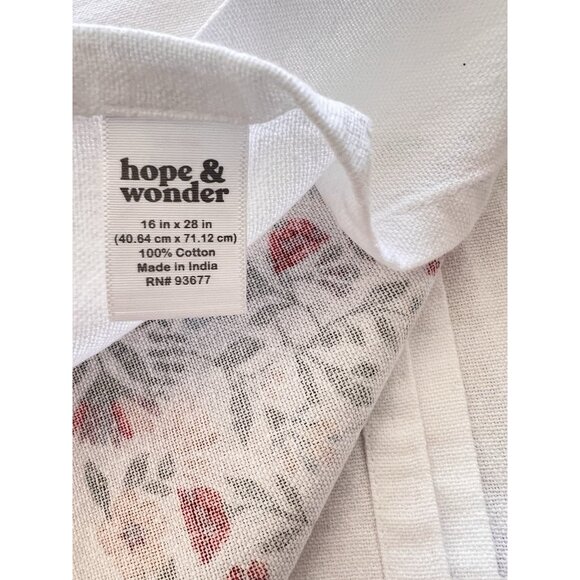 Kitchen Dish Towel Set/2 Mi Cocina Es Su Cocina 16"W x 28"L 100% Cotton Flowers - Picture 5 of 7